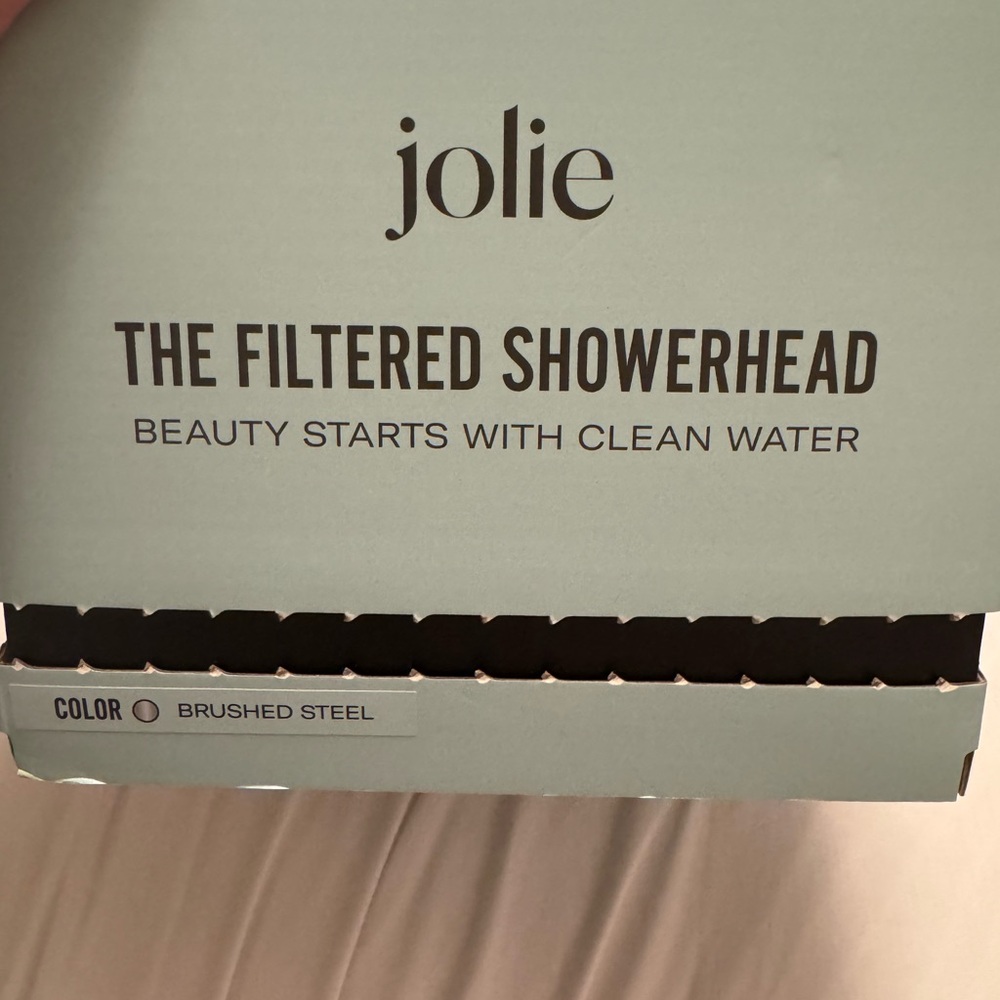 Jolie Brushed Steel Showerhead